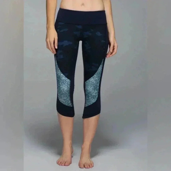 Lululemon Wunder Under Cropped Athletic Leggings *Full-On Luon - Picture 2 of 8